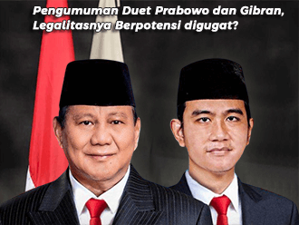 Pengumuman Duet Prabowo dan Gibran, Legalitasnya Berpotensi digugat?